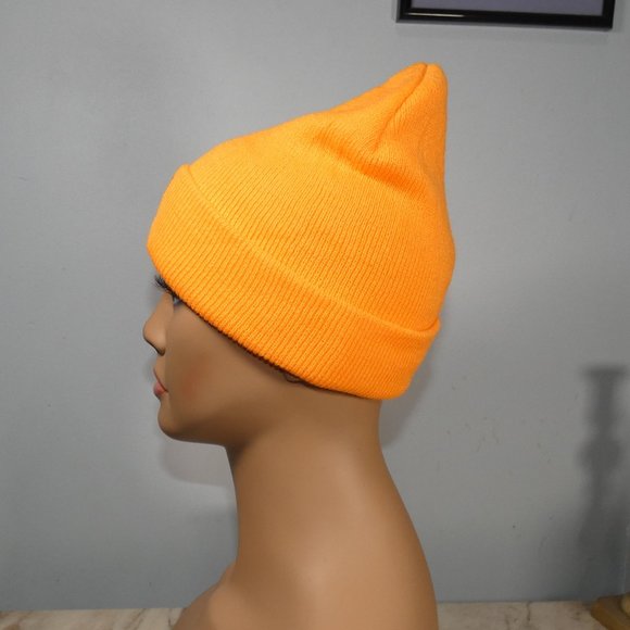 Carhartt Knit Cap Beanie Bright Orange - Safety - Picture 4 of 7